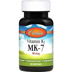 Carlson Labs Vitamin K2 MK-7, 90mcg 60 softgels 60 Stk.