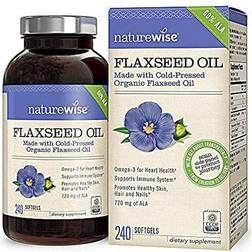 NatureWise, Flaxseed Oil, 240 Softgels