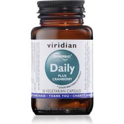 Viridian Nutrition Synbiotic Daily Plus Cranberry, 30 VCapsules