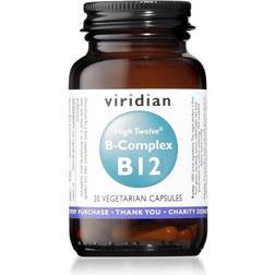 Viridian Nutrition High Twelve B-Complex B12, 30 VCapsules