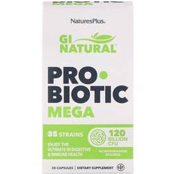 Nature's Plus GI Natural Probiotic Mega 120 Billion CFU 30 Capsules