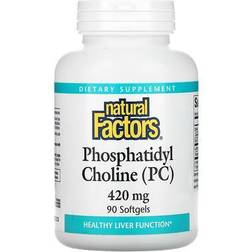 Natural Factors Phosphatidyl Choline (PC) 420 mg, 90 Softgels