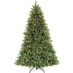 Puleo International 10' Pre Lit Fraser Fir Artificial 10 Foot Christmas Tree