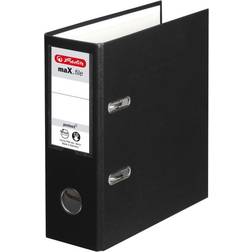 Herlitz max.file Protect A5 Upright Lever Arch File Black