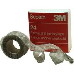 3M Ruban De Blindage Scotch 24 SCOTCH24-25X4.5 Argent 4.5 m x 25 mm Résine Caoutchouc 1 Pc