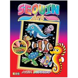 "Sequin Art Aqua Buddies Sealife 25x34cm"