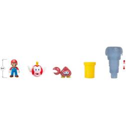 JAKKS Pacific Super Mario Bros Sparkling Waters diorama set 6cm