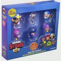 Bizak "Sats med figurer Brawl Stars Luxe 6 cm 8 Delar"