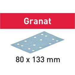 Festool Slippapper 80x133mm P80 GRANAT (10-P)
