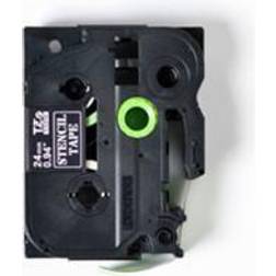 Brother STe 151 Stemplingstape sort rulle (2,4 cm x 3 m) 1 rulle(r) til P-Touch PT-1230, 2430, 2460, 2470, 2480, 2700, 2730, 7500, 76000, 9