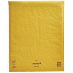 Mail Lite luchtkussenenveloppen, goud, K/7, 350 x 470 mm, doos van 50 stuks