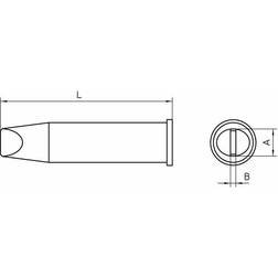 Weller XHT E Panne De Fer À Souder 7.6 mm Contenu 1 pc