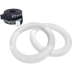 Fitwood Gymnastikringar ULPU Mini Vit/Svart