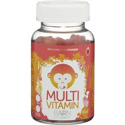 Monkids Multivitamin Strawberry 60 stk