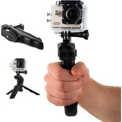 Hurtel Hurtel Holder with a mini tripod for GoPro SJCAM sports cameras, black universal