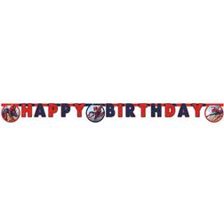 Procos Guirlande Lettres Happy Birtdhay Spiderman Crime Fighter