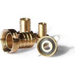 1/2" Slangeforskruning forkromet vinger