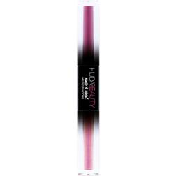Huda Beauty Matte & Metal Melted Shadows Silk Bomber & Bubblegum-Purple