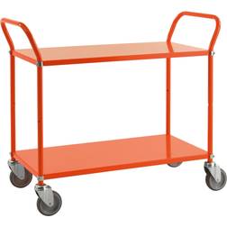 Konga Mekaniska Rullbord 2 hyllor, 1070x450x940 mm, 250 kg, orange