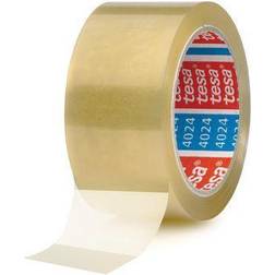 TESA Pakkausteippi 4024, 50 mm x 100 m, läpinäkyvä 6 rullapakkauksen pakkaus