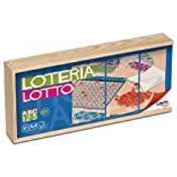 Cayro Cayro Lotto 48 Boxes In A Wooden Box Traditional Board Game