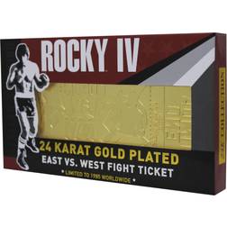 Rocky IV Replica East vs. West Fight Ticket (gold plated)