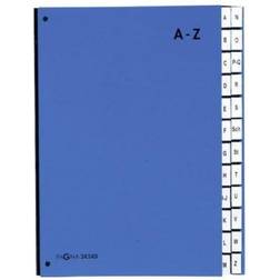Pagna PAGNA Desk folder 24249-02 24249-02 Rigid cardboard Blue A4 No. of compartments: 24 A-Z