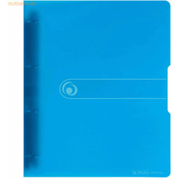 Herlitz 11217148, Polypropylen (PP) Blå, Transparent, 1 styck