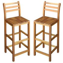 Be Basic Solid Acacia Wood Barstol 110cm 2st