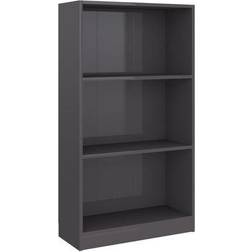 vidaXL 3-Tier Étagère à livres 108cm