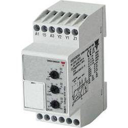 CARLO GAVAZZI Spændingsrelæ Justerbar Grænseværdi Hysterese & Tidsforsinkelse 115/230 Vac 01-10 Vac/dc Din