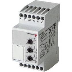 CARLO GAVAZZI Strømrelæ 1-faset sand rms AC/DC strømmålerelæ programmerbar funktion justerbar grænseværdi hysteres