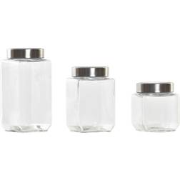 Dkd Home Decor - Køkkenbeholder 3stk 0.75L