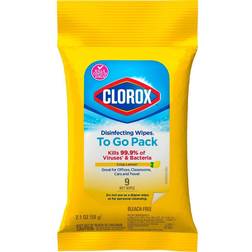 Clorox Disinfecting Wipes To Go Pack Crisp Lemon 9pcs