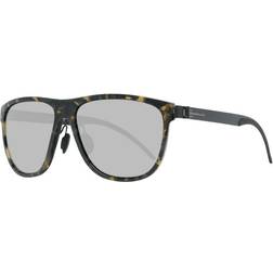 Mercedes-Benz Men's Oval-Shaped Acetate Sunglasses - Black/Brown