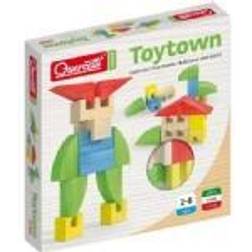 Quercetti Wooden blocks Toytown 15pcs. (040-0703)