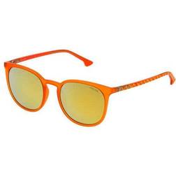 Police Herr Solglasögon SPL343M52M03G - Orange/Brun