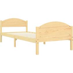 vidaXL Solid Pine 73.5cm Sengeramme 90x200cm