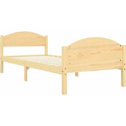 vidaXL Solid Pine 73.5cm Sängram 100x200cm