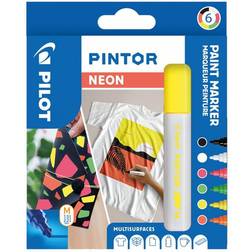 Pilot Pintor Medium 6-pack Neon