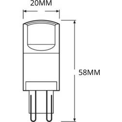 Osram G9 Parathom LED 4,2w (40w)