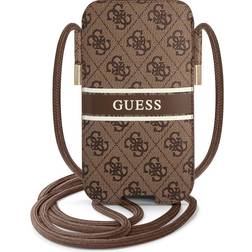 Guess Pouch 4G Logo Medium Brun