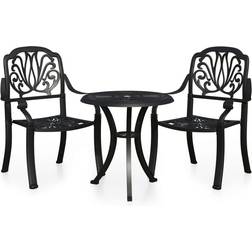 vidaXL 3070567 Café-Set, 1 Tisch einschl. 2 Stühle