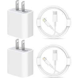 20W USB-C Fast Charger 2-pack