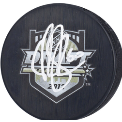 Fanatics Seattle Kraken Chris Driedger Autographed 2012 NHL Draft Logo Hockey Puck