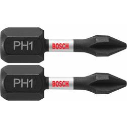 Bosch Skruebit Impact Control; PH1; 25 mm; 2 stk