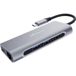 MediaRange MRCS510 Base Para Portátil Type-C Plata