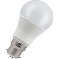 Crompton LED GLS Thermal Plastic 8.5W 4000K BC-B22d