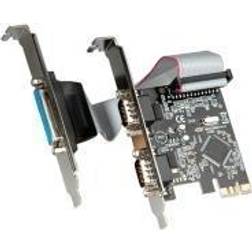 Value PCI-Express Karte 2x Seriell RS232 D-Sub 9 1x Parallel EPP/ECP