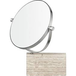 Blomus Lamura Wall Mounted Marble Vanity in Ivory/Silver Vægspejl